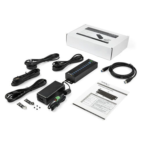 USB Hub StarTech 10-Port USB 3.0 High-Speed ESD Protection Metal
