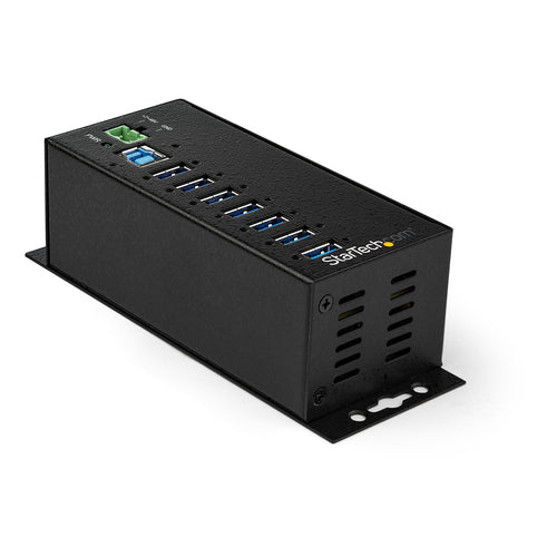 7-Port USB 3.0 Hub StarTech.com Hochgeschwindigkeits-ESD-Schutz Schwarz