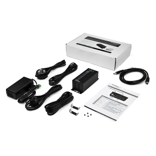 USB Hub StarTech.com HB30A7AME 7-Port USB 3.0 5Gbps Surge Protection