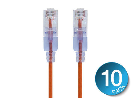 Networking Cable Monoprice Cat6a 4.3m U/UTP RJ-45 Orange
