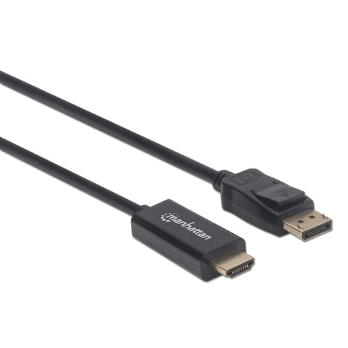 Video Cable Adapter Manhattan 153201 DisplayPort 1.2 to HDMI 4K@60Hz 1.8m Male to Male - 153201