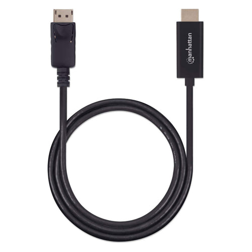 Video Cable Adapter Manhattan 153201 DisplayPort 1.2 to HDMI 4K@60Hz 1.8m Male to Male - 153201