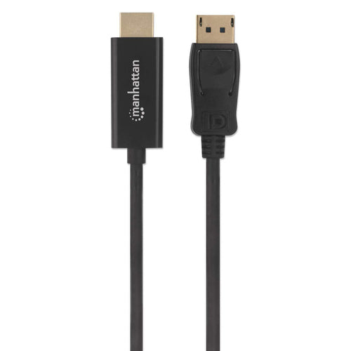 Video Cable Adapter Manhattan 153201 DisplayPort 1.2 to HDMI 4K@60Hz 1.8m Male to Male - 153201