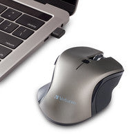 Wireless Mouse Verbatim 70245 RF Wireless 1600 DPI Blue LED Graphite