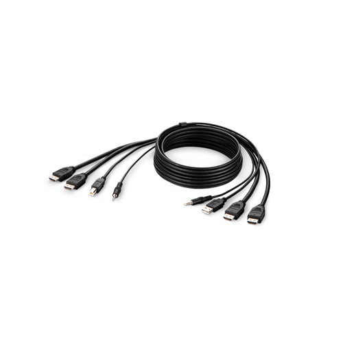 KVM Cable 3m USB HDMI Black Belkin F1DN2CCBL-HH10t
