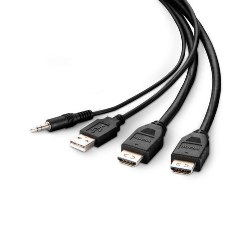 KVM Cable 3m USB HDMI Black Belkin F1DN2CCBL-HH10t