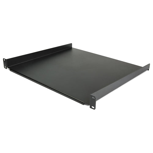 StarTech.com CABSHELF116 1U Server Rack Shelf - Heavy Duty Steel, 44lb Capacity, Black