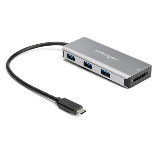 USB Hub StarTech.com HB31C3ASDMB 3-Port 10Gbps USB-C SD Reader Portable Adapter - HB31C3ASDMB