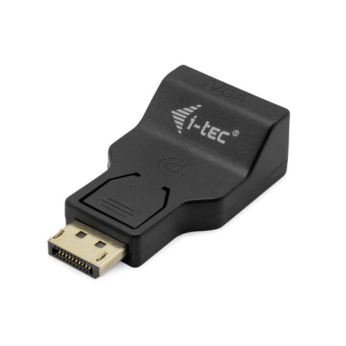 DisplayPort to VGA Adapter i-tec Black Cable Connector