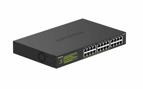 Network Switch NETGEAR GS324P Gigabit PoE Unmanaged Rack Mount 1U - GS324P-100EUS