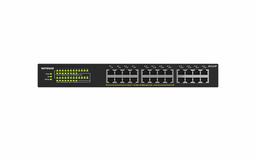 Network Switch NETGEAR GS324P Gigabit PoE Unmanaged Rack Mount 1U - GS324P-100EUS