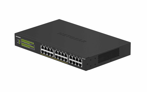 Network Switch NETGEAR GS324P Gigabit PoE Unmanaged Rack Mount 1U - GS324P-100EUS