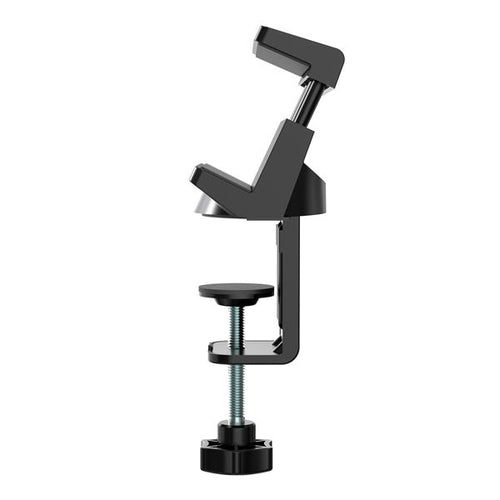 Universal Power Strip Desk Mount Adjustable Table Clamp Holder Aluminium Plastic Black