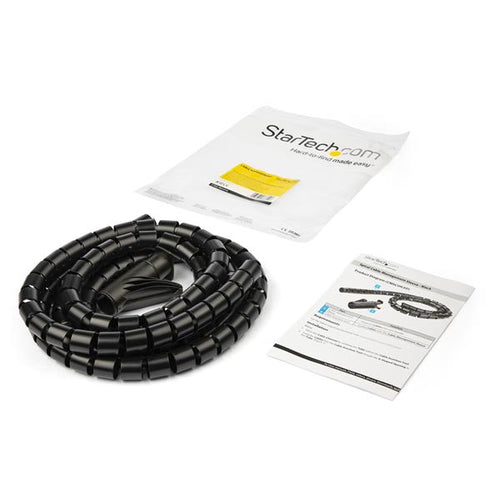 Cable Management Sleeve StarTech.com CMSCOILED2 2.5m Spiral 25mm Diameter - CMSCOILED2