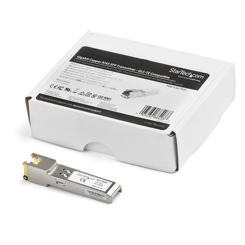 Network Transceiver StarTech.com GLCTEST 1000BASE-T Gigabit SFP RJ45 100m - GLCTEST