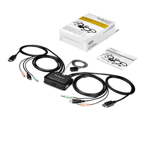 KVM Switch StarTech.com SV211DPUA4K 2-Port DisplayPort 4K 60Hz USB - SV211DPUA4K