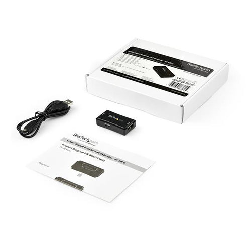 AV Extender StarTech.com HDBOOST4K2 4K 60Hz 45ft HDMI Signal Booster - HDBOOST4K2