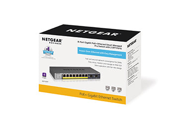 Managed Switch NETGEAR GS110TP Gigabit Ethernet PoE L2/L3/L4 - GS110TP-300EUS