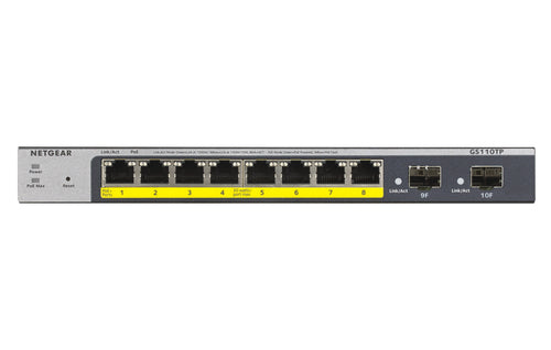 Managed Switch NETGEAR GS110TP Gigabit Ethernet PoE L2/L3/L4 - GS110TP-300EUS