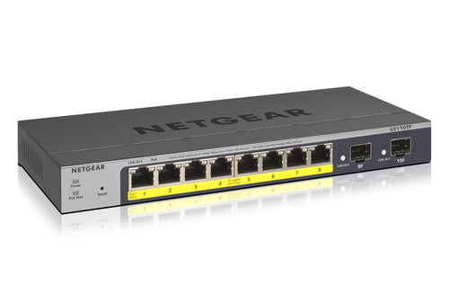 Managed Switch NETGEAR GS110TP Gigabit Ethernet PoE L2/L3/L4 - GS110TP-300EUS