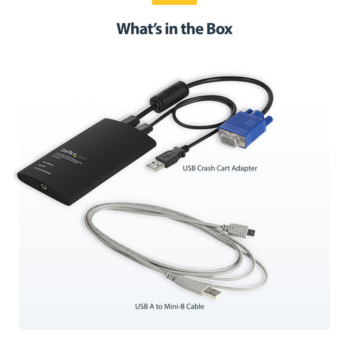 KVM Switch StarTech.com NOTECONS02 Full HD 1920x1200 USB Adapter