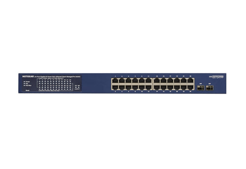 Network Switch NETGEAR GS724TP Managed Gigabit PoE Rack Mount - GS724TP-300EUS