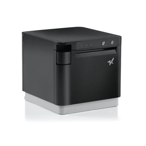 Star Micronics mC-Print3, Thermal, 3in, Cutter, Ethernet (LAN), USB, CloudPRNT, Black, EU & UK, PS60C Power Supply included