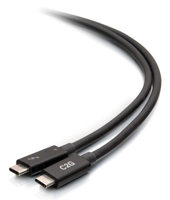 Thunderbolt 4 USB-C Active Cable C2G 6ft 40Gbps Black - C2G28887