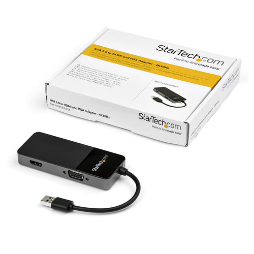 USB Graphics Adapter 4K HDMI VGA Dual Monitor StarTech USB 3.0