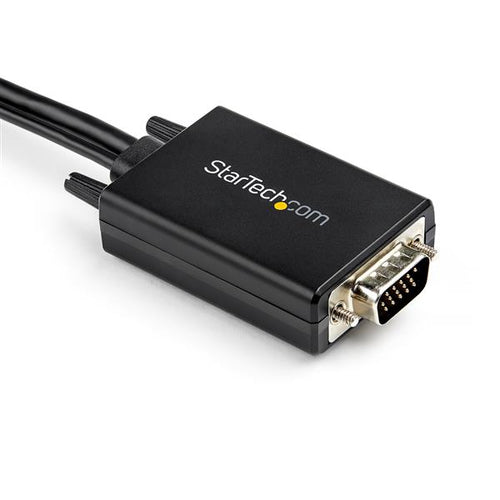 VGA to HDMI Converter Cable 2m with USB Audio Support 1080p