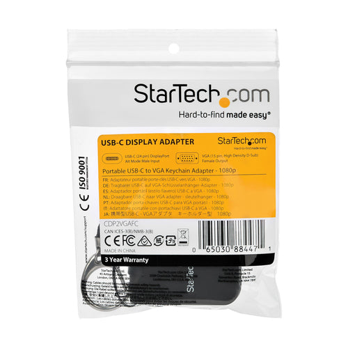 USB-C to VGA Adapter StarTech CDP2VGAFC 1080p Active Compact