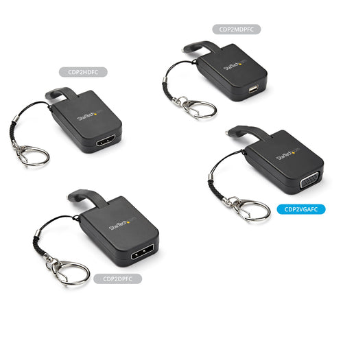 USB-C to VGA Adapter StarTech CDP2VGAFC 1080p Active Compact