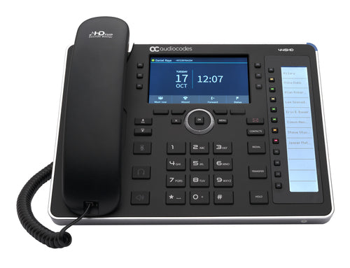 IP Phone AudioCodes 445HD PoE GbE Wired Handset - IP445HDEPSG
