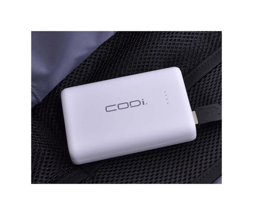 10000mAh CODi Power Bank Lithium-Ion Portable Charger White
