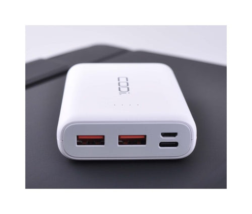 10000mAh CODi Power Bank Lithium-Ion Portable Charger White