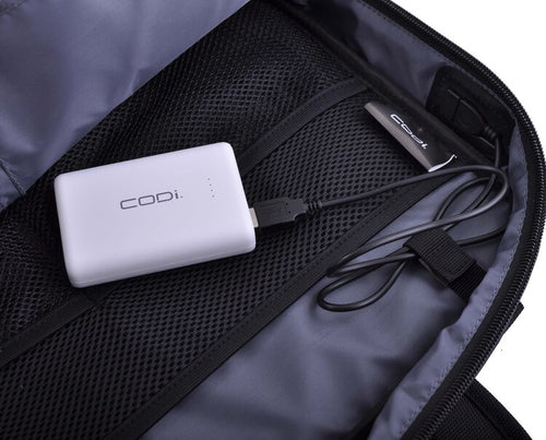 10000mAh CODi Power Bank Lithium-Ion Portable Charger White