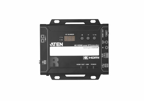 AV Extender 4096x2160 100m Wired Receiver HDCP Black