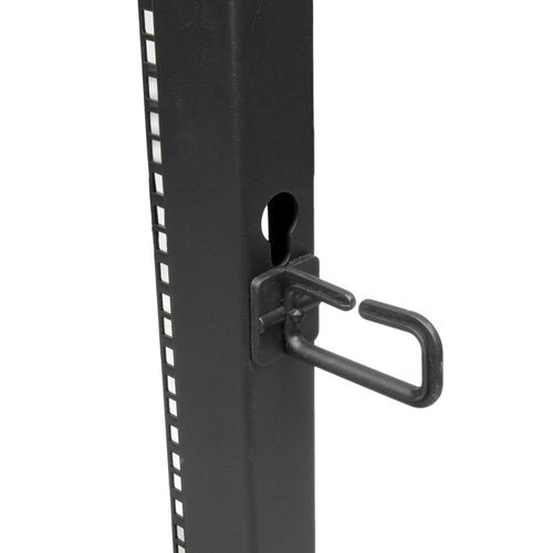Rack Cabinet StarTech.com 4POSTRACK18U 18U 1200lb Capacity 40in Mounting Depth Mobile or Floor Mount - 4POSTRACK18U