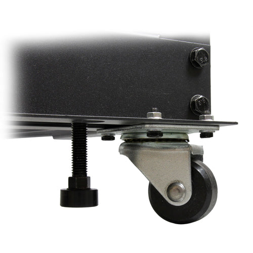 Mobile Open Frame Server Rack 15U Adjustable Depth 544kg Capacity