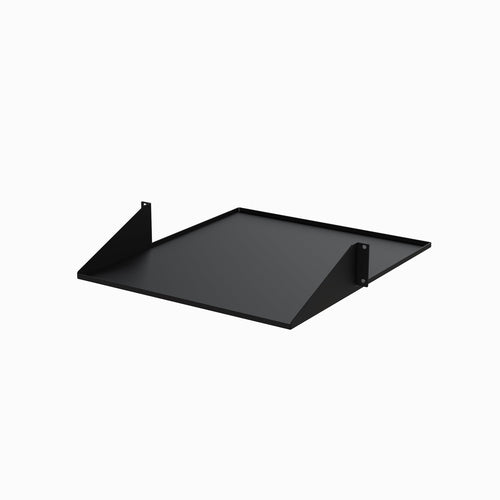 StarTech.com 2U Rack Mount Shelf - 20in Deep, 75lb Capacity, Black Steel