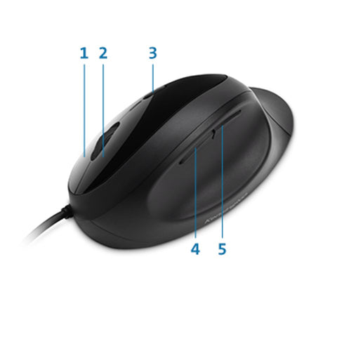 Wired Mouse Kensington Pro Fit Ergo USB Type-A 3200 DPI