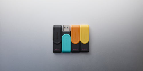 USB Flash Drive Kingston DataTraveler Exodia S 128GB USB 3.2 Gen 1 Portable Swivel Storage