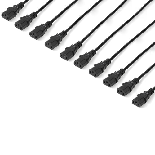 Power Cable StarTech.com PXT1011010PK 10ft NEMA 5-15P C13 10-Pack