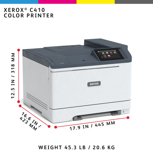 Laser Printer Xerox C410 A4 40ppm Duplex 1200x4800 DPI - C410V_DN