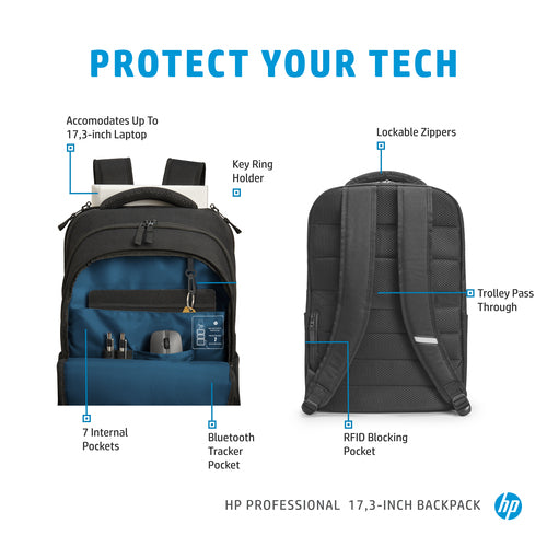 HP Professional 17.3 Laptop Backpack
