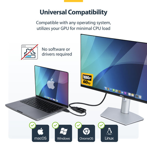 HDMI to VGA Converter 1920x1080 Active Video Converter StarTech