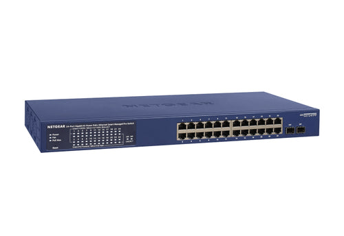 Network Switch NETGEAR GS724TP Managed Gigabit PoE Rack Mount - GS724TP-300EUS