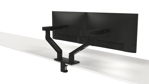 DELL Dual Monitor Arm MDA20 - Adjustable Height for 19" to 27" Monitors - Black
