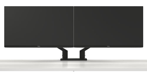 DELL Dual Monitor Arm MDA20 - Adjustable Height for 19" to 27" Monitors - Black