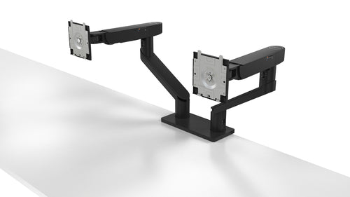 DELL Dual Monitor Arm MDA20 - Adjustable Height for 19" to 27" Monitors - Black